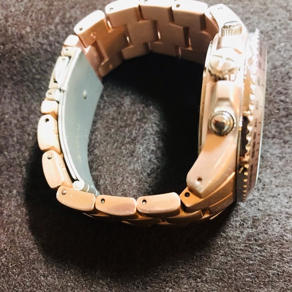 Modern Courier Chronograph Rose Gold-Tone Fossil Stainless Steel Watch - Picture 6 of 6